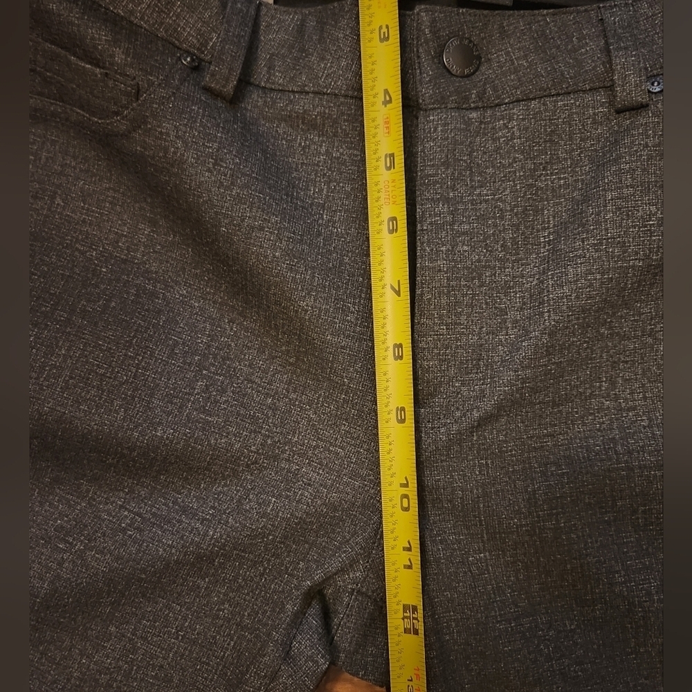 DKNY Dk Gray Straight Leg Flat Front Pants SZ Small 30" NWT - Picture 5 of 9